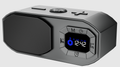 RayangSound Enceinte Bluetooth Reveil, USB-C Recharge, Autonomie 24H, Écran Couleur Complet, TF/USB/AUX/BT, de Chevet, Chambre, Cuisine et Salon (Silvergray)