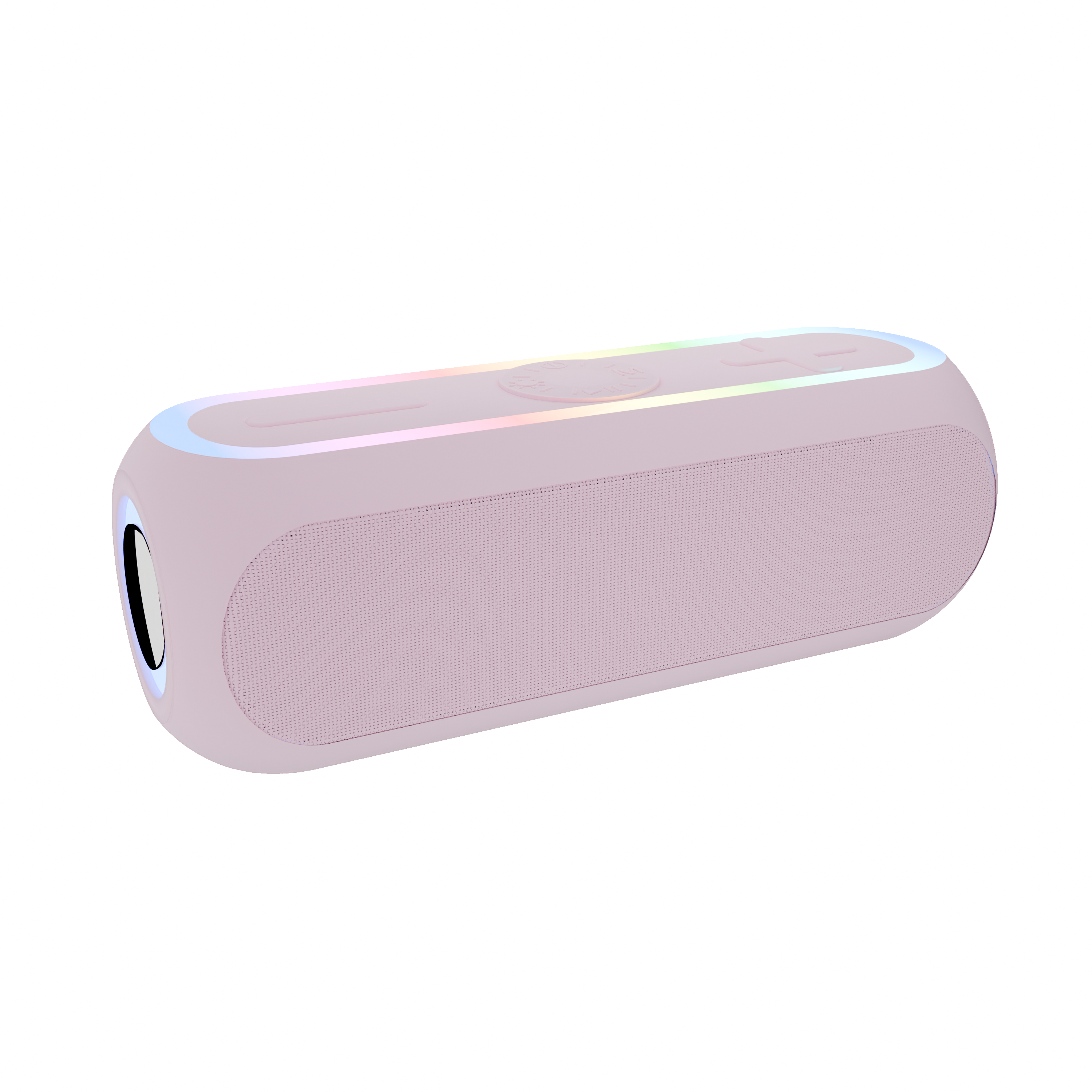 Enceinte Bluetooth Portable, Puissance 25W, Basses Renforcées, Autonomie 24h, Étanche IPX5, Stéréo TWS, Compatible TF/USB/AUX, Idéal Maison Extérieur Voyage (Pink)
